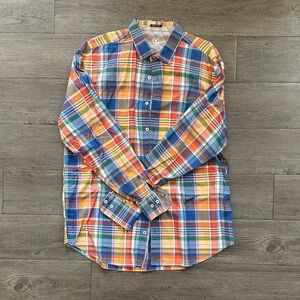 Bugatchi Vibrant Plaid Button Down Shirt